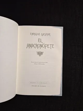 Enrique Gaspar. El Anacronópete