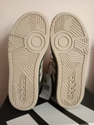 Scarpe Adidas Hoops Mid Verdi