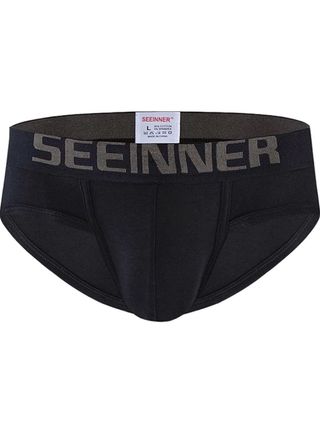 Slip SEEINNER en algodón negro