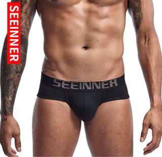 Slip SEEINNER en algodón negro