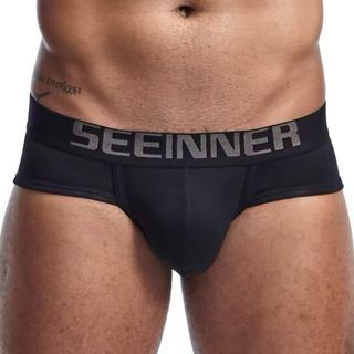 Slip SEEINNER en algodón negro