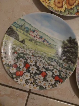 Set 4 Piatti Limoges Decorativi