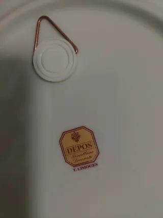 Set 4 Piatti Limoges Decorativi