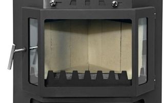 Estufa de leña  esquina 10.6Kw Nueva BAR1005