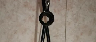 Piede per albero di Natale in metallo nero