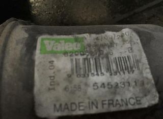 Renault 54378 8200327016b motor limpia del scenic