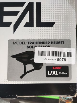 Casco O'Neal Trailfinder MTB Negro