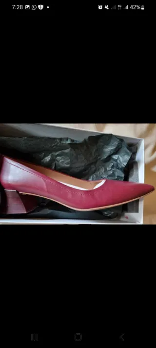 Zapatos Farrutx burdeos talla 40