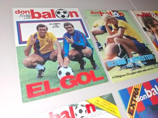 6 revistas don balon fc barcelona messi maradona
