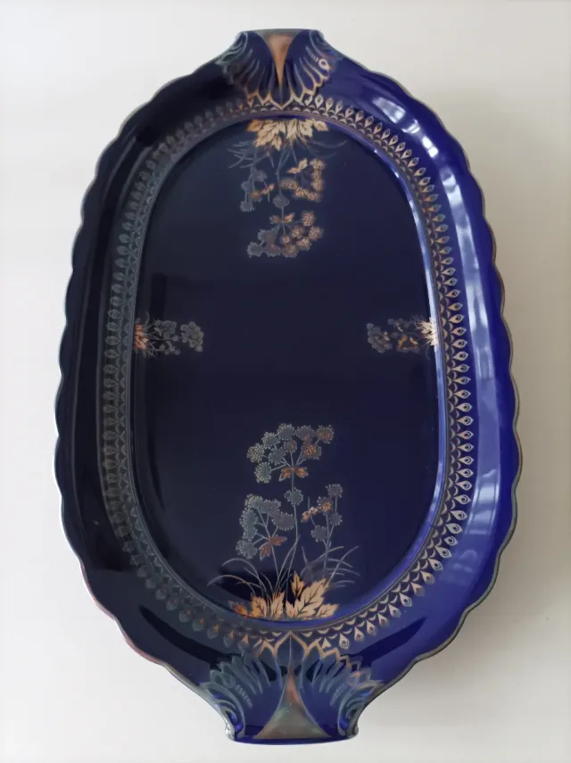 Bandeja Capeans exquisita porcelana