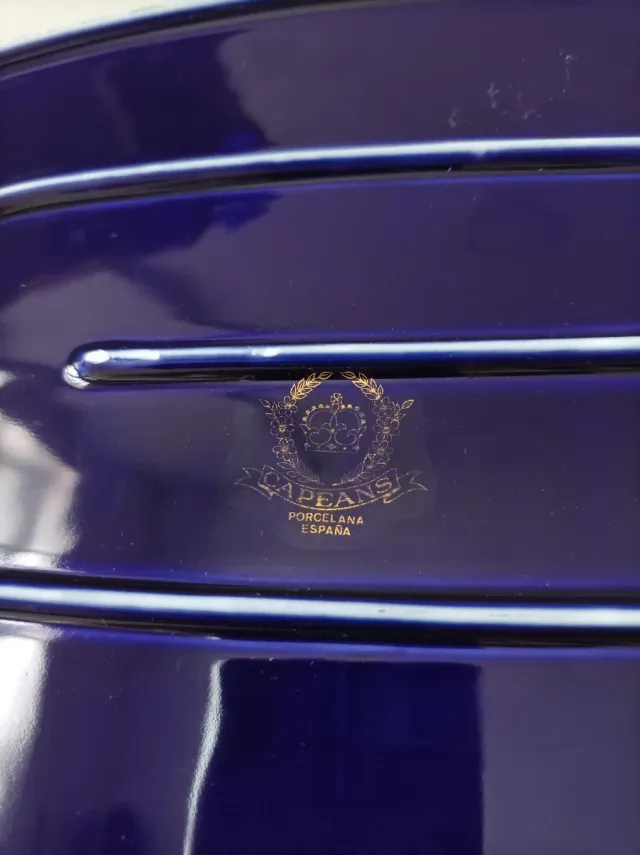 Bandeja Capeans exquisita porcelana