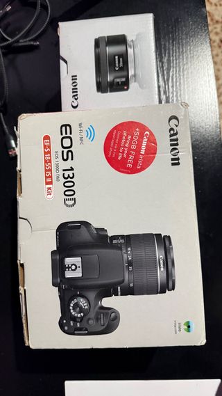 Canon EOS 1300D + Objetivo 50mm f/1.8