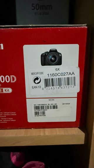 Canon EOS 1300D + Objetivo 50mm f/1.8