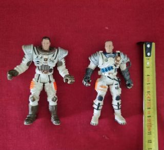 Lotto 2 Action Figure Astronauti Vintage