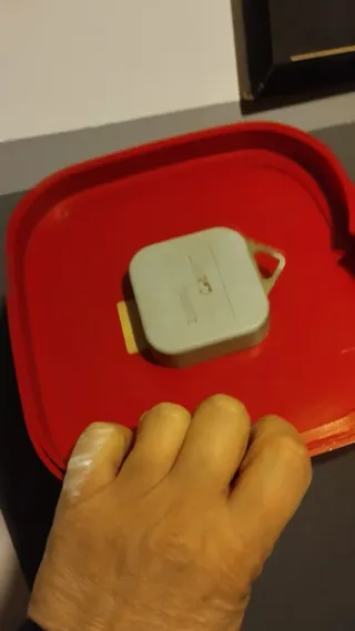 Orologio da parete bino rosso