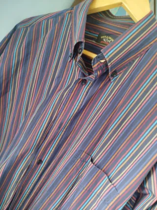 Camisa Paul & Shark Rayas Talla XL