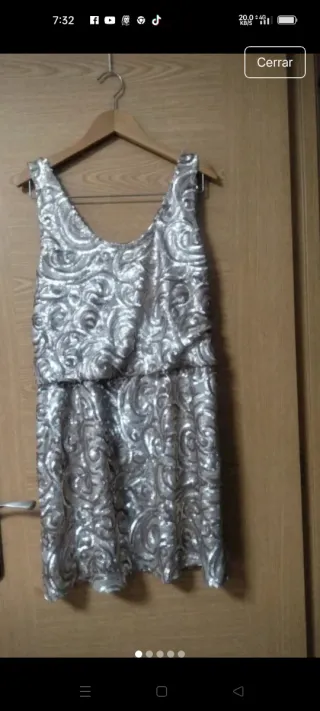 Vestido Mango Dorado