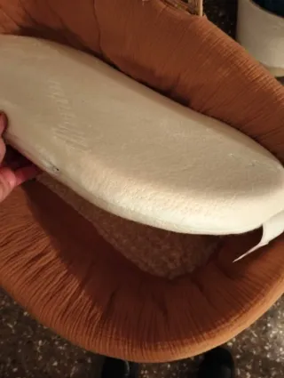 Moisés mimbre con vestiduras y colchón