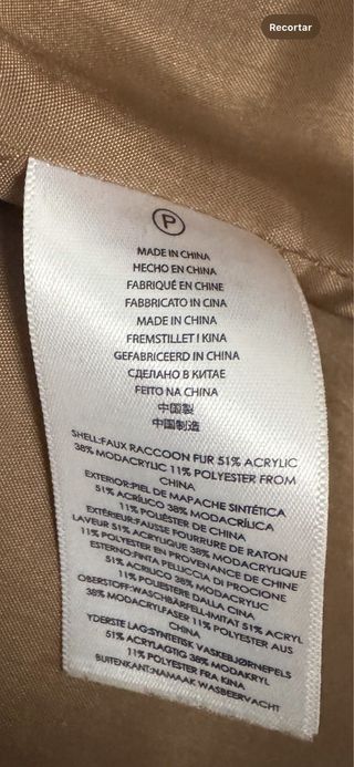 Chaleco pelo Michael Kors