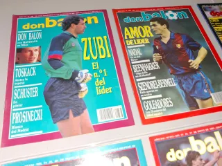 6 revistas don balon fc barcelona messi maradona