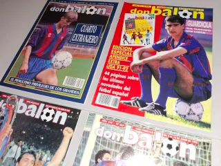 6 revistas don balon fc barcelona messi maradona