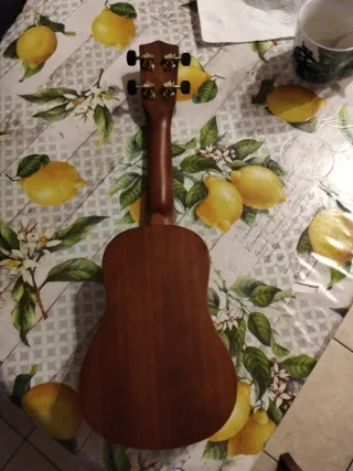 Ukulele in mogano con custodia