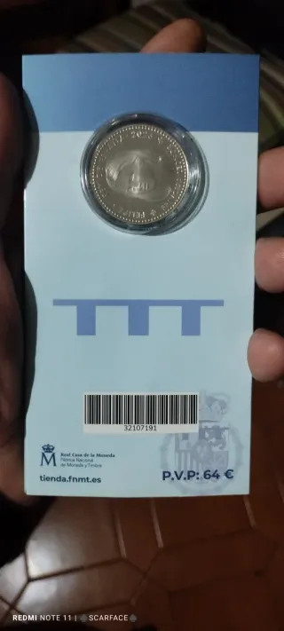 Moneda 40€ Plata Princesa Asturias Emisión 2023