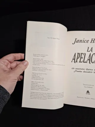 Janice Hallett. La apelación