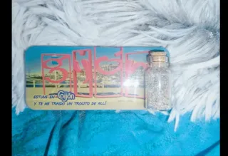 Recuerdo Gijón: Arena y postal