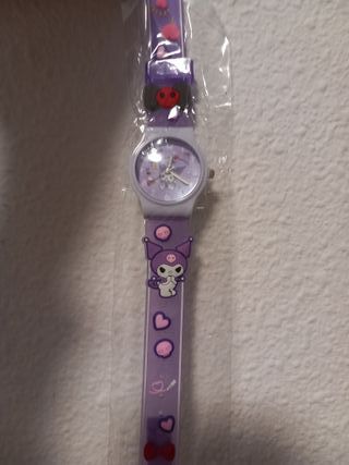 Reloj Kuromi Nuevo Sanrio Morado