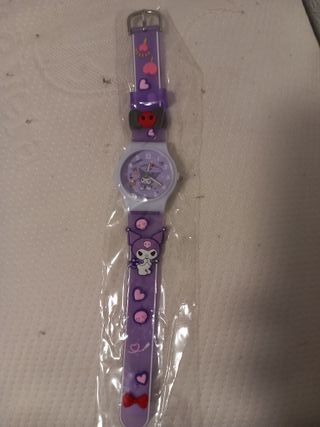 Reloj Kuromi Nuevo Sanrio Morado
