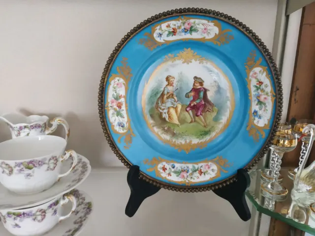 Plato antiguo porcelana Sèvres