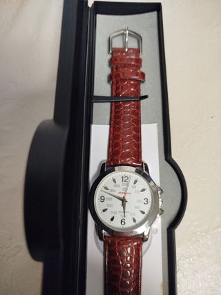 Reloj ACERALIA Cuarzo Marrón y Plateado