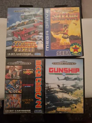 Pacchetto 4 Giochi Sega Mega Drive