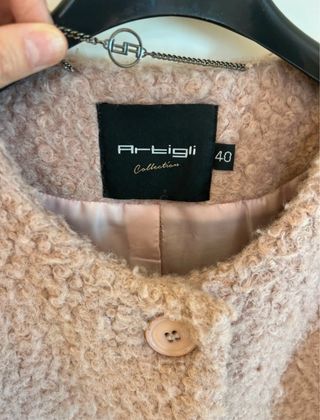 Cappotto Artigli rosa taglia S