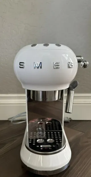 Macchina Caffè Espresso Smeg Anni '50 Bianca