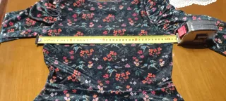 Vestido verde estampado floral