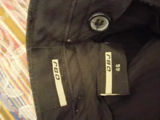 Pantaloni uomo Obj taglio dritto neri tg 46 IT.