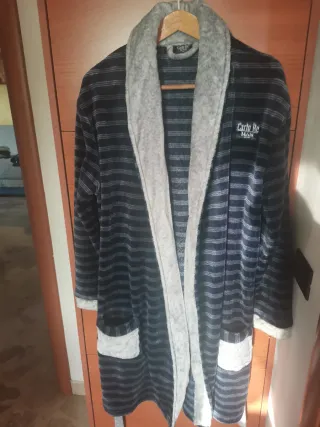 Vestaglia Carlo Re Uomo Blu/Grigio Taglia M