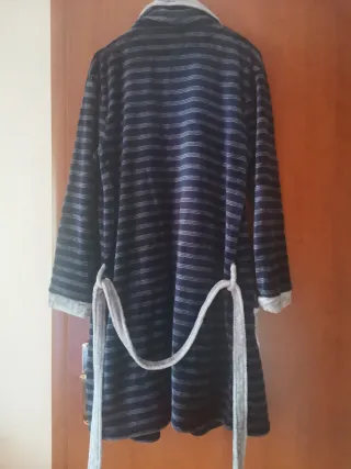 Vestaglia Carlo Re Uomo Blu/Grigio Taglia M