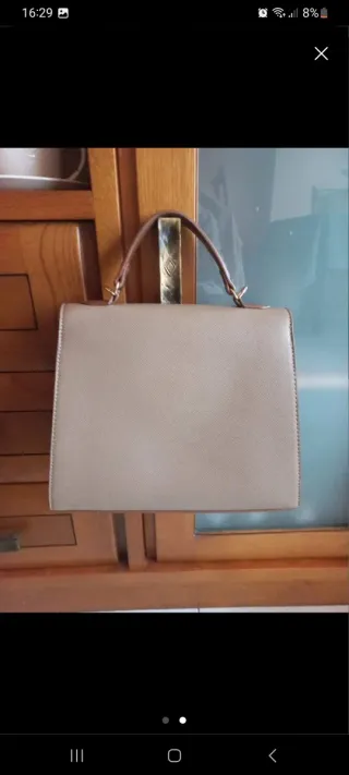 Bolso Beige y Marrón