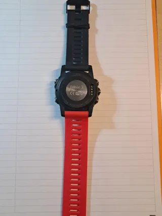 Reloj Garmin Fenix 3 Negro y Rojo