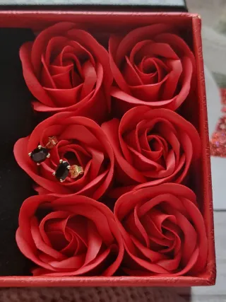 Pendientes Oro 14k Negro