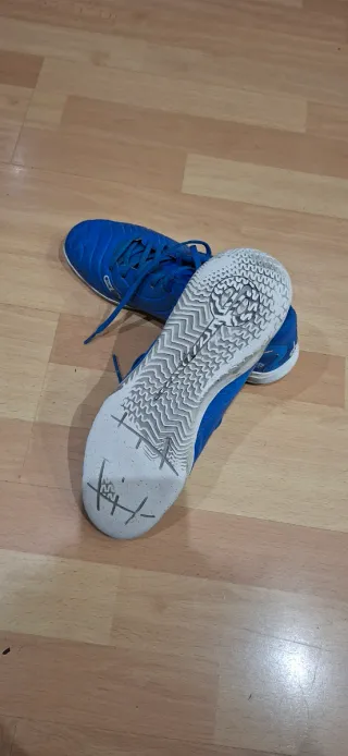 Zapatillas Futsal Nike Azul y Blanco