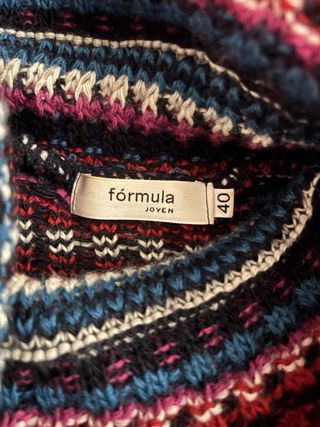 Jersey Formula cuello alto estampado talla única