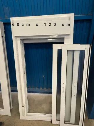 Ventana aluminio corredera 162x125 cm