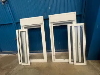 Ventana aluminio corredera 162x125 cm