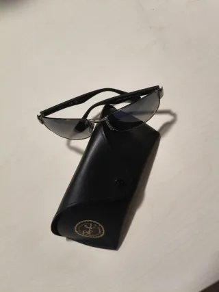 Gafas de Sol Ray-Ban Polarizadas Negro/Plata