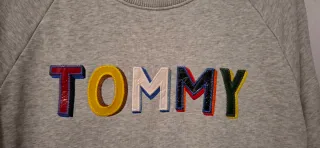 Sudadera Tommy Hilfiger Gris Mujer Talla L