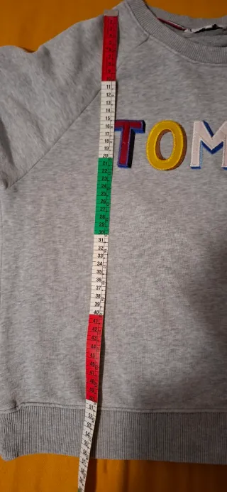 Sudadera Tommy Hilfiger Gris Mujer Talla L